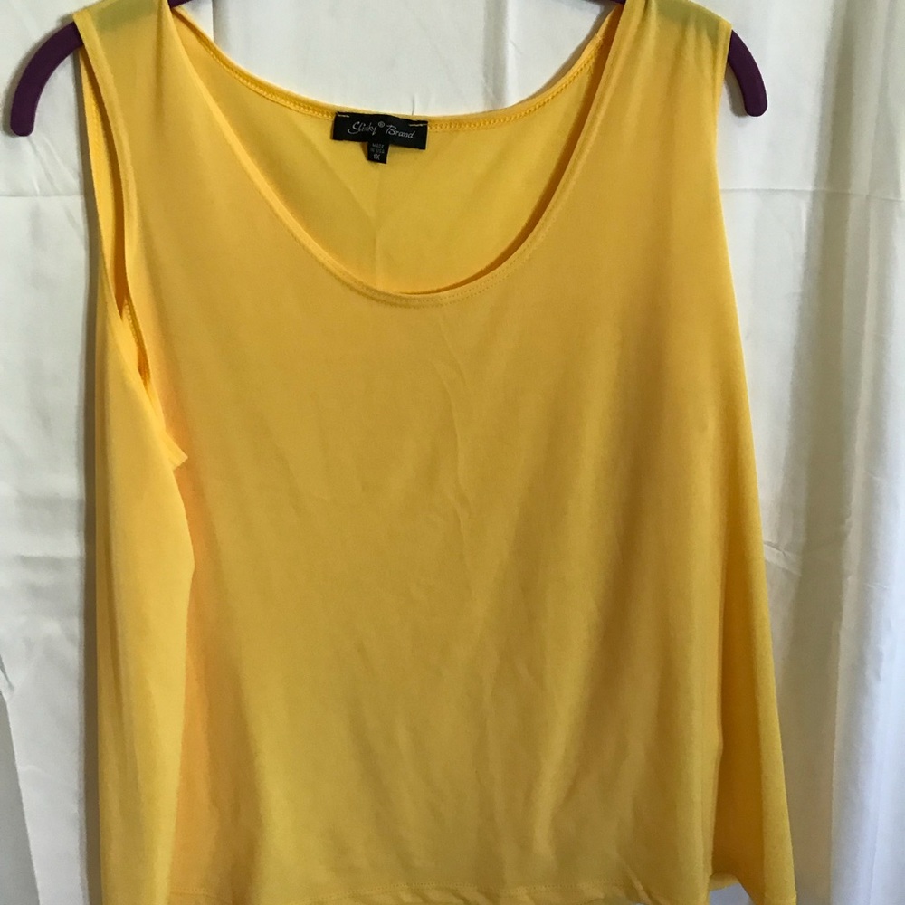 yellow tank